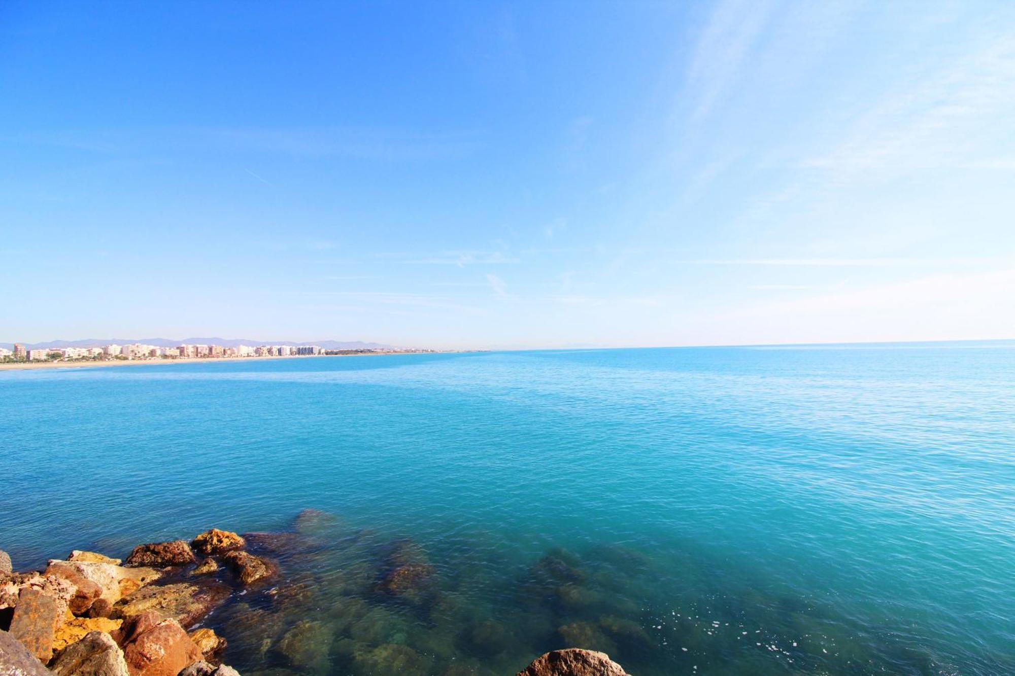 Global Properties, Apartamento Con Terraza E Increibles Vistas Al Mar Sagunto Esterno foto